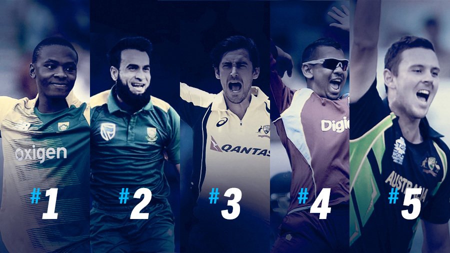 Top Five ICC One day Bowlers