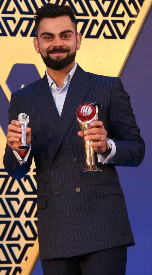 Virat Kohli receives Polly Umrigar Award
