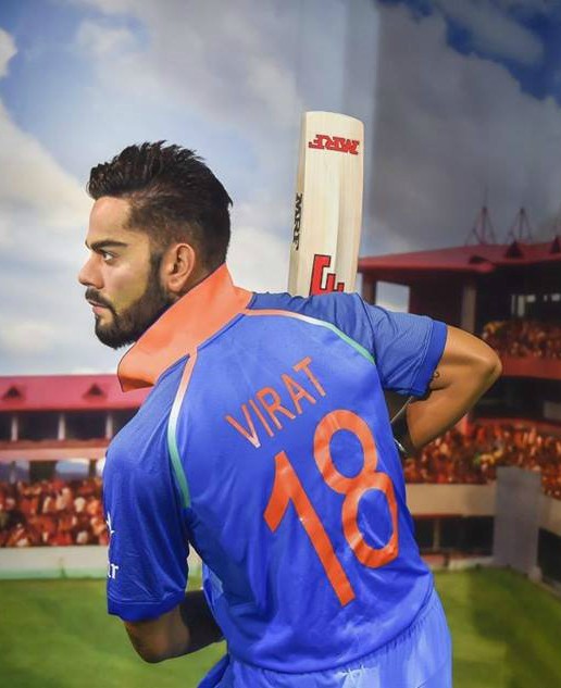 Virat Kohli's statue