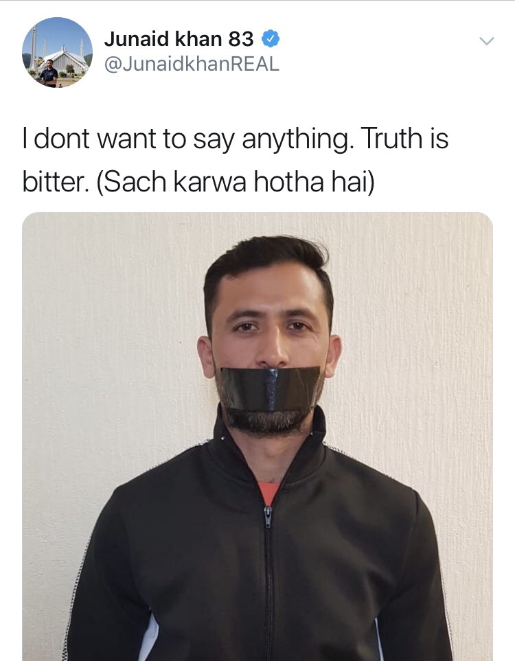 Junaid Khan Sach Karwa Hai Tweet