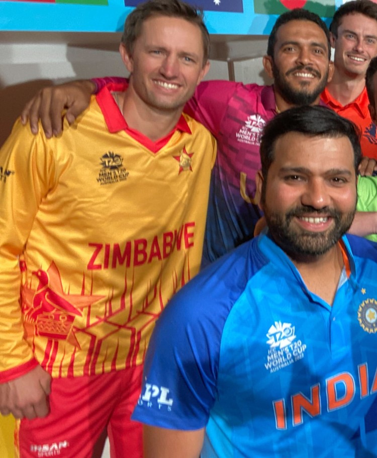 New Zimbabwe T20 World Cup Chevrons Jersey 2022