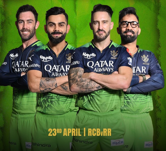 New Green RCB Jersey 2023 Special Eco Royal Challengers Bangalore IPL New Green RCB Jersey 2023 Special Eco Royal Challengers Bangalore IPL
