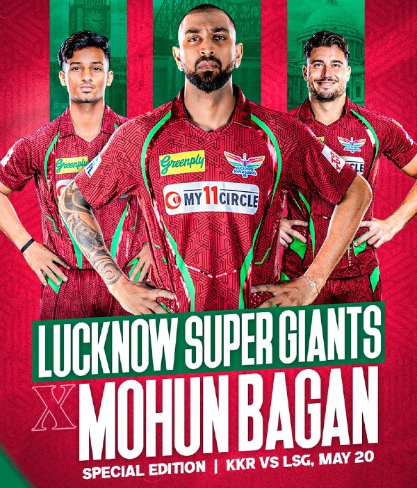 Lucknow Super Giants Mohun Bagan Shirt 2023