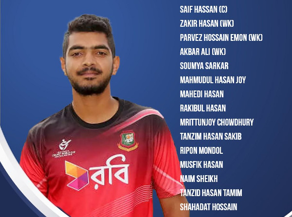 Bangladesh A Squad for ACC Emerging Asia Cup 2023